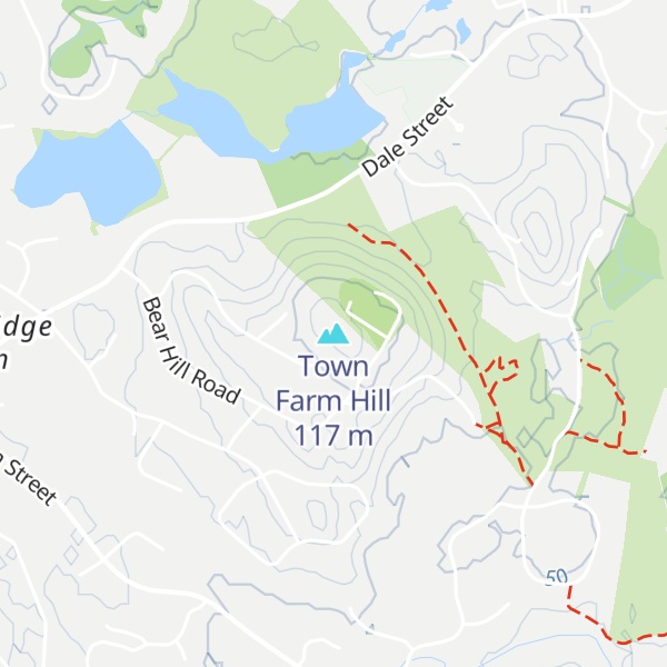 Map of Town Farm Hill