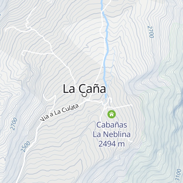 Map of Cabañas El Paraiso