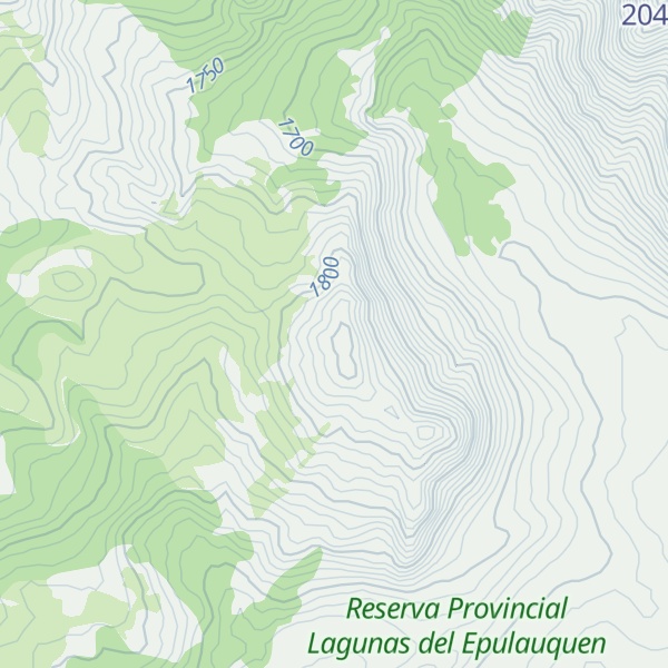 Map of Cerro Los Tábanos