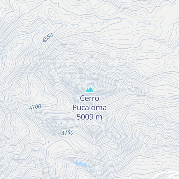 Map of Cerro Pucaloma