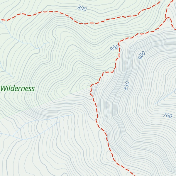 Map of North Baldface
