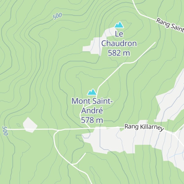 Map of Mont Saint-André