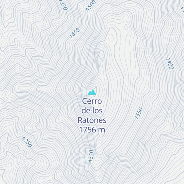 Map of Cerro de los Ratones