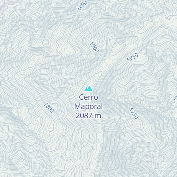 Map of Cerro Maporal
