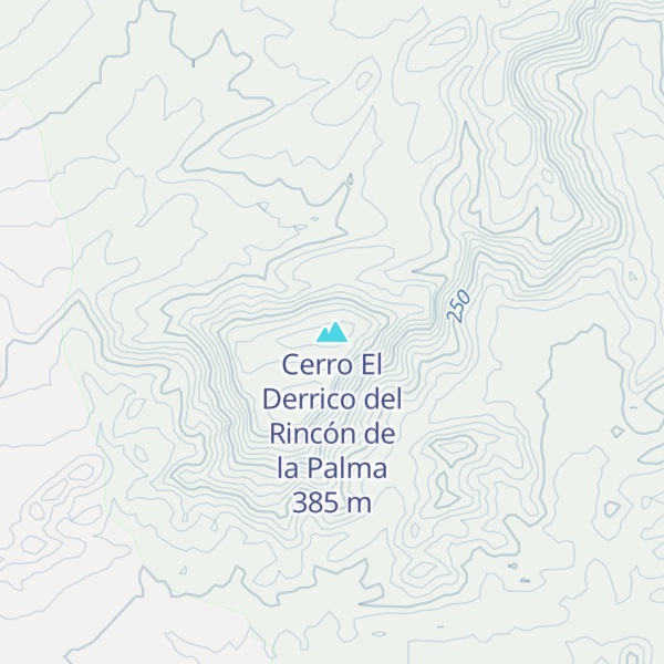 Map of Cerro El Derrico del Rincón de la Palma