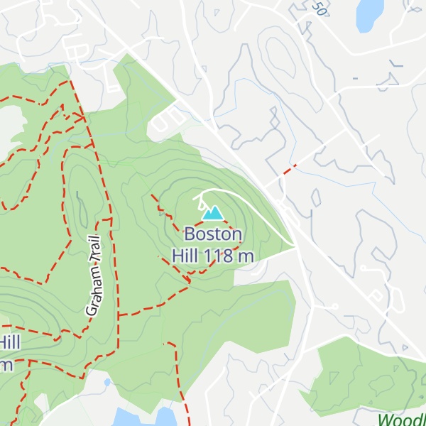 Map of Boston Hill