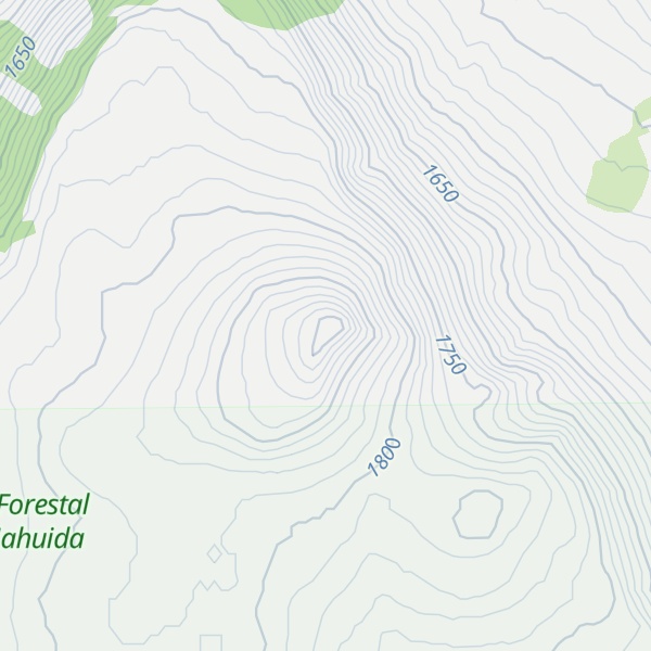 Map of Cerro Piñihué