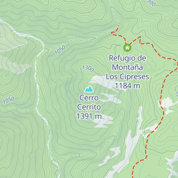 Map of Cerro Cerrito