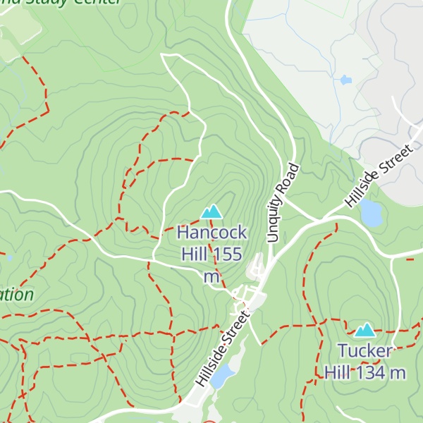 Map of Hancock Hill