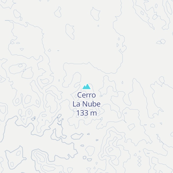 Map of Cerro La Nube