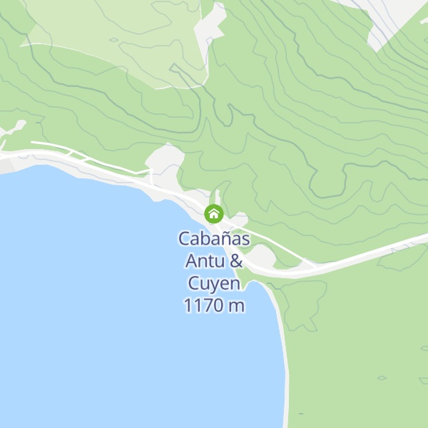 Map of Cabañas Antu & Cuyen