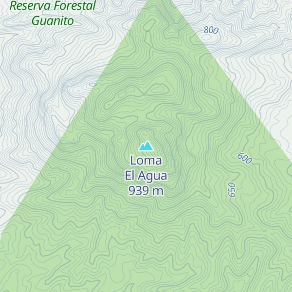 Map of Loma El Agua