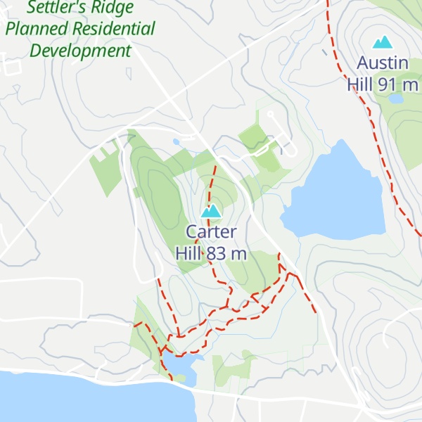 Map of Carter Hill