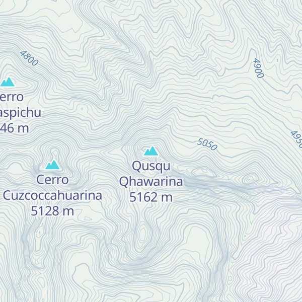 Map of Qusqu Qhawarina