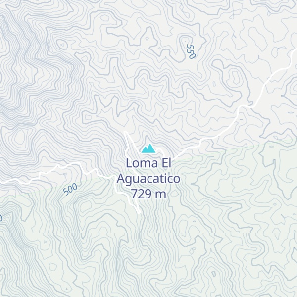 Map of Loma El Aguacatico