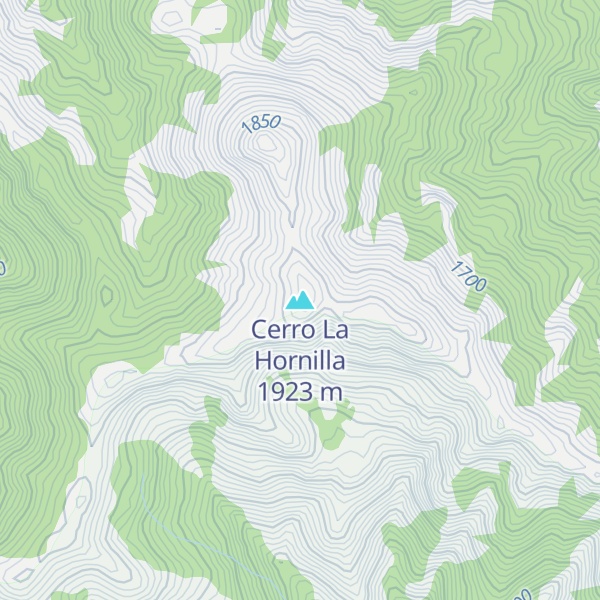 Map of Cerro La Hornilla