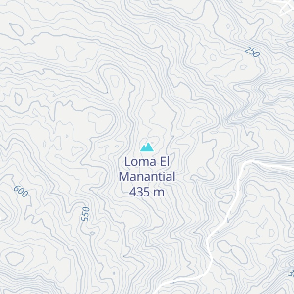 Map of Loma El Manantial