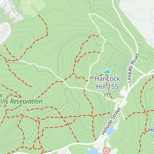 Map of Hemenway Hill