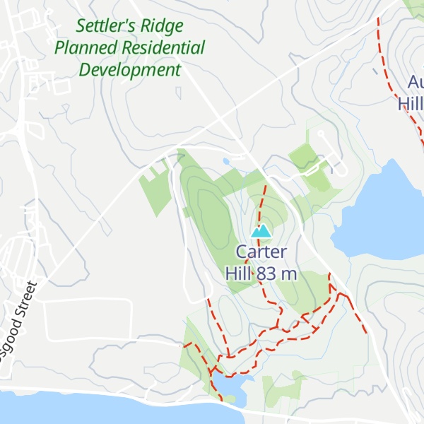 Map of Barker Hill