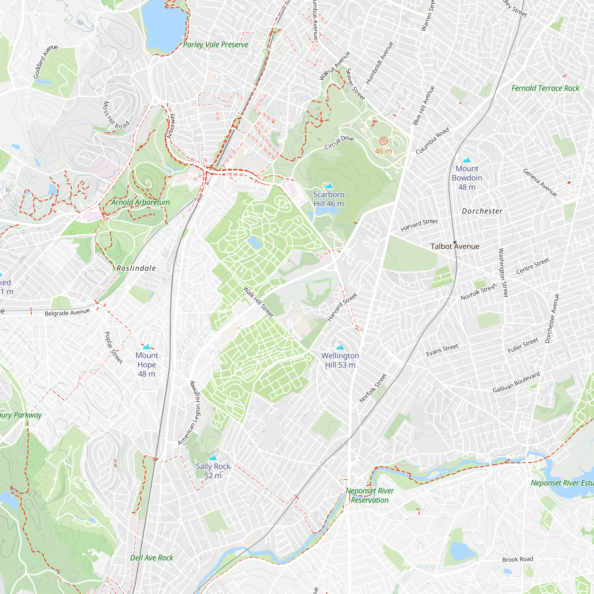 George Robert White Environmental Conservation Center map