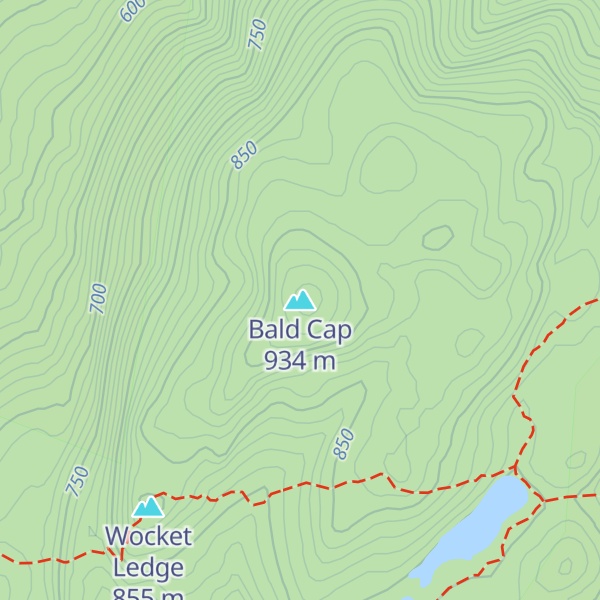Map of Bald Cap