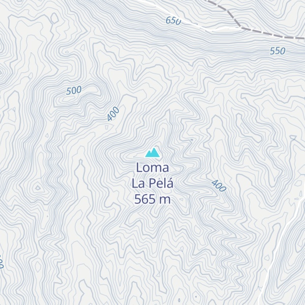 Map of Loma La Pelá