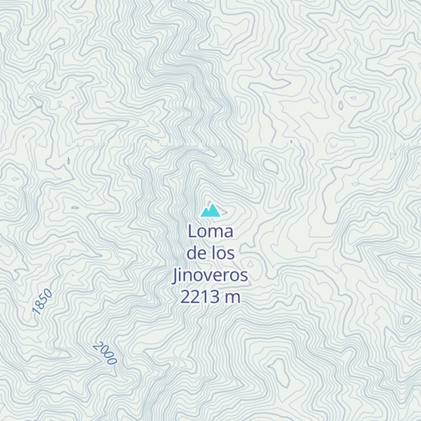 Map of Loma de los Jinoveros