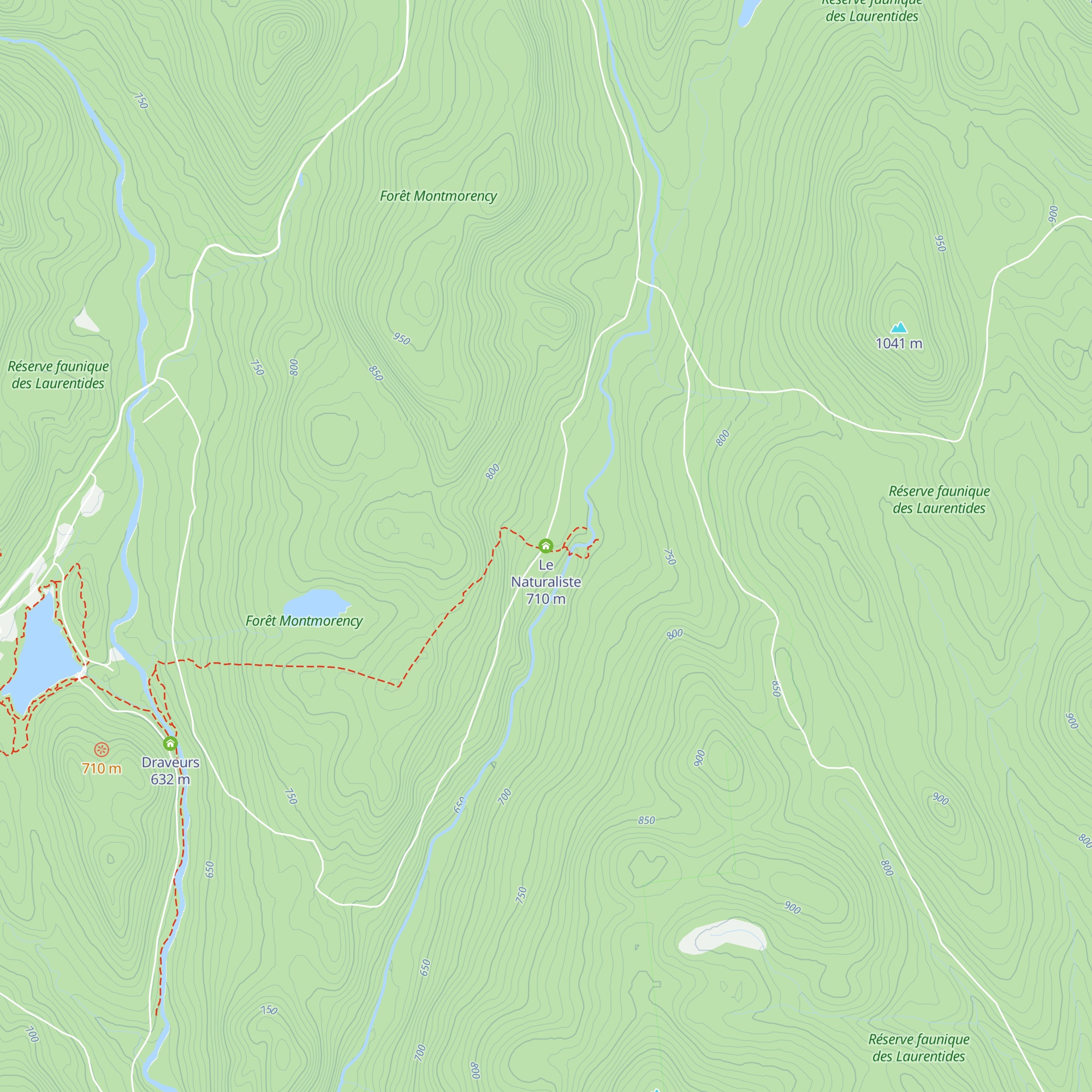 Le Naturaliste map