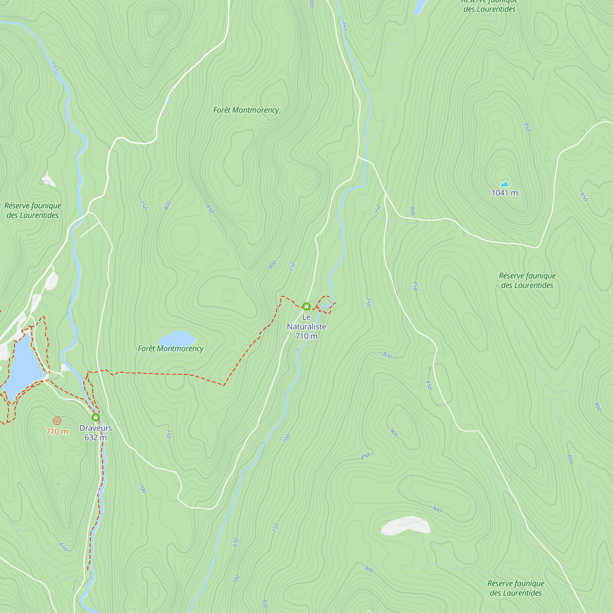 Le Naturaliste map