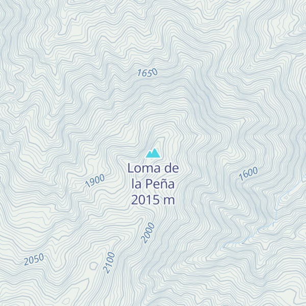 Map of Loma de la Peña