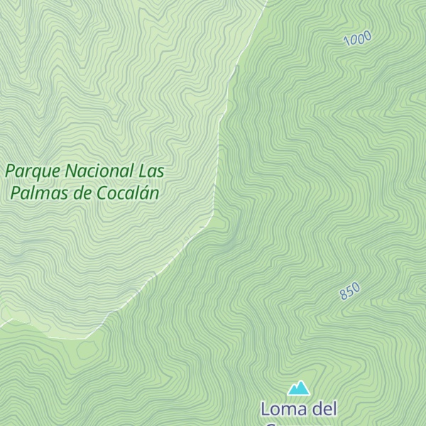 Map of Morro Vizcachas