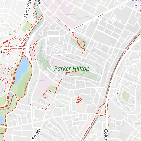 Map of Parker Hill