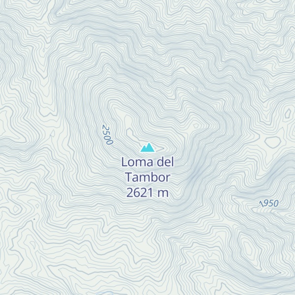 Map of Loma del Tambor
