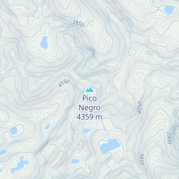Map of Pico Negro