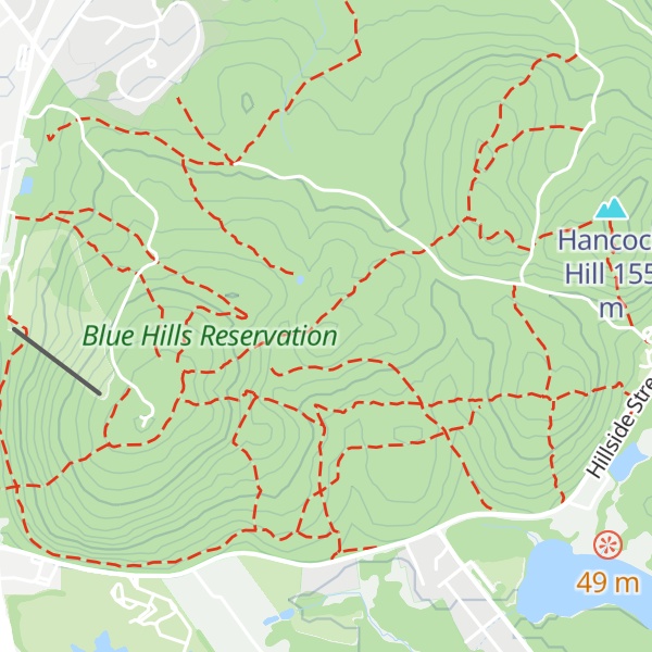 Map of Wolcott Hill