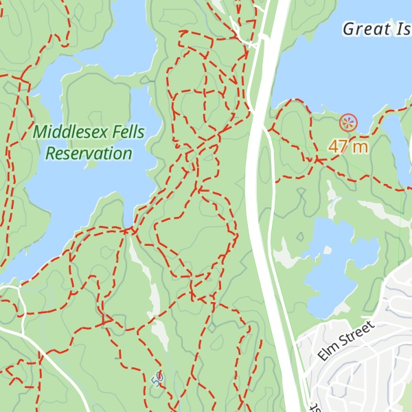 Map of Silver Mine Hill