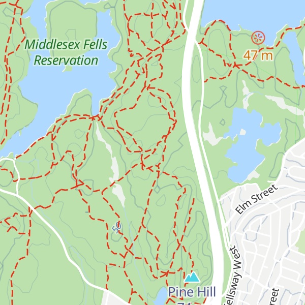 Map of Wenepoykin Hill