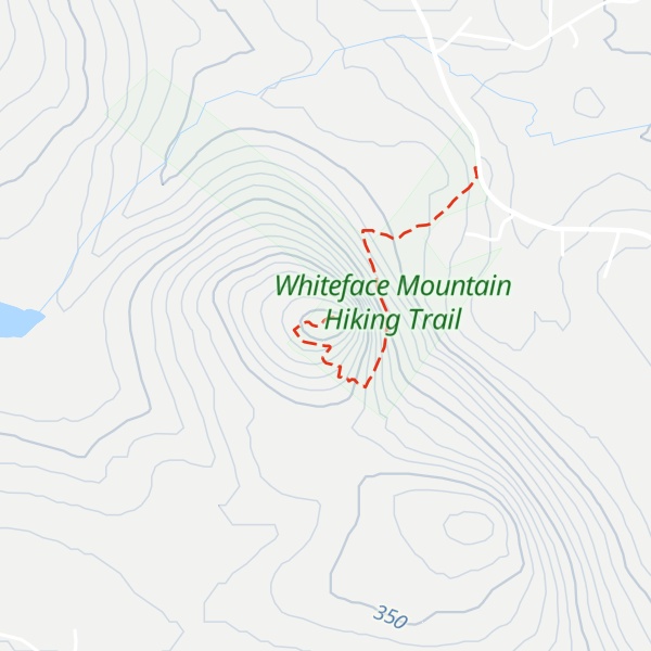 Map of Whiteface Mountain