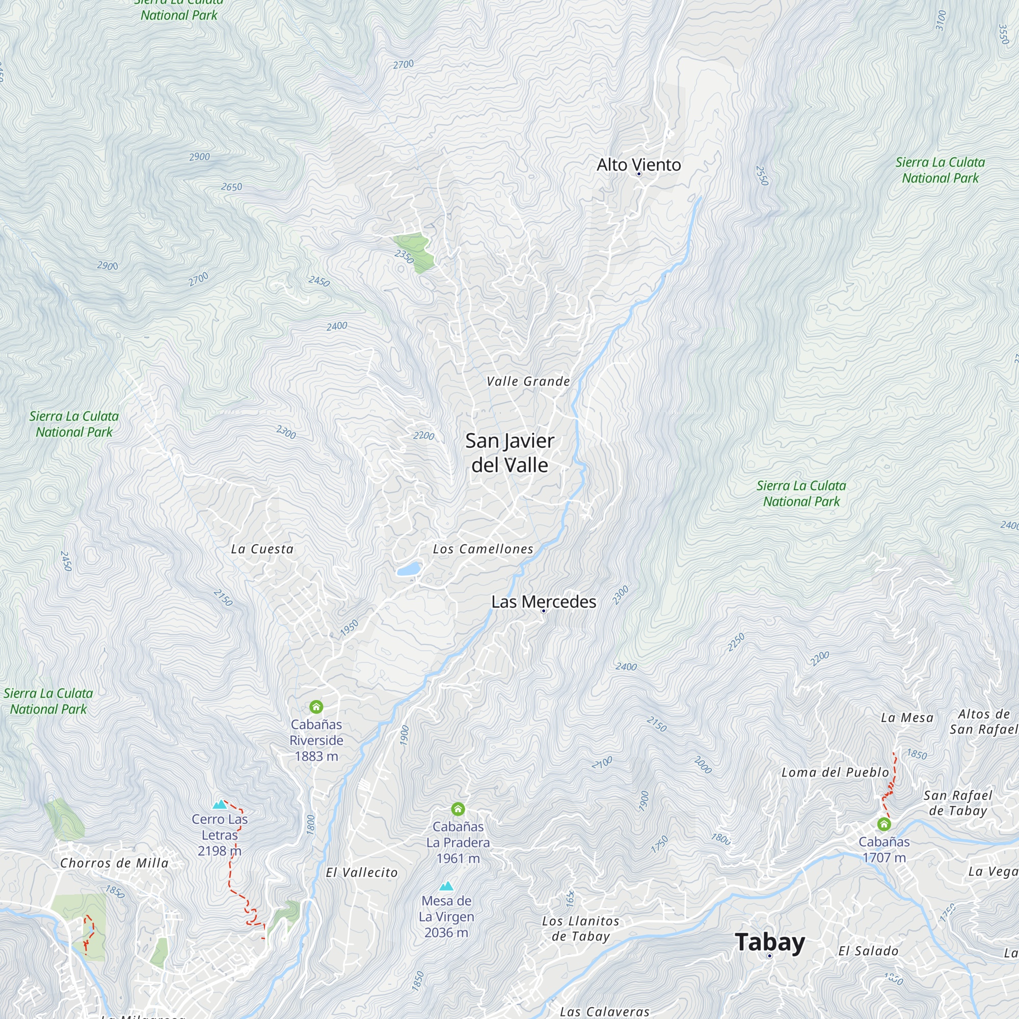 Cabaña michelanto map