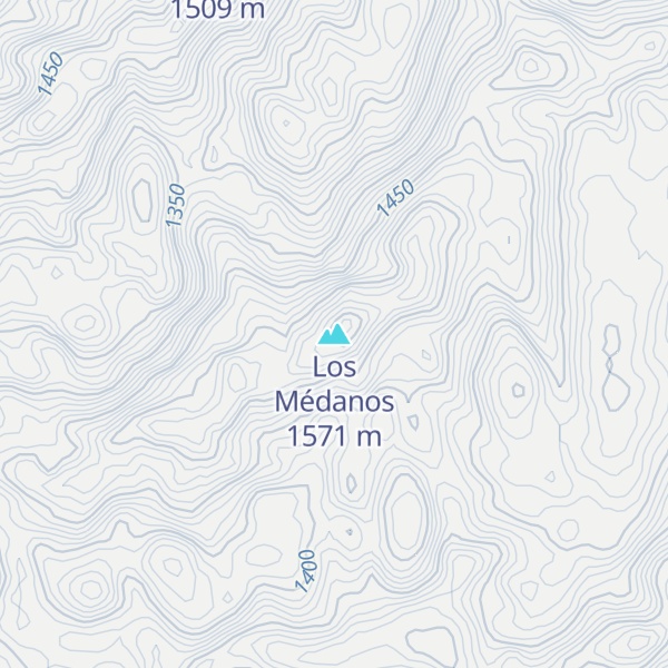 Map of Los Médanos