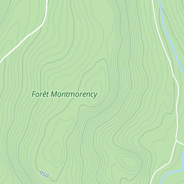 Map of Mont Robert-Bellefeuille