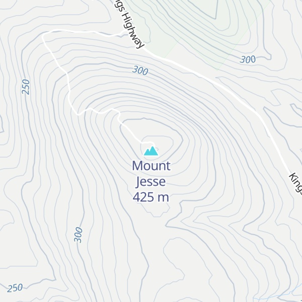 Map of Mount Jesse
