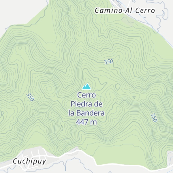Map of Cerro Piedra de la Bandera