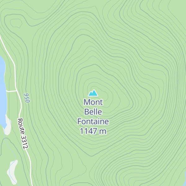 Map of Mont Belle Fontaine