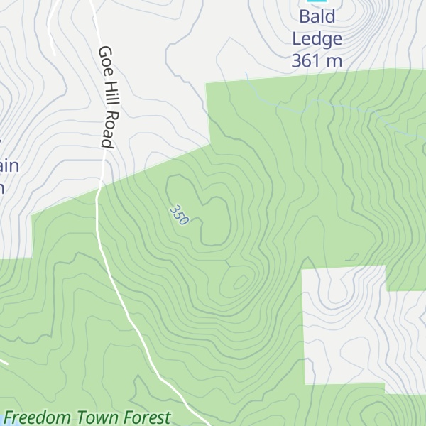 Map of Blazo Mountain