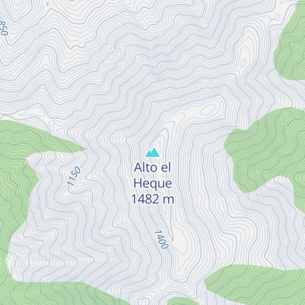 Map of Alto el Heque
