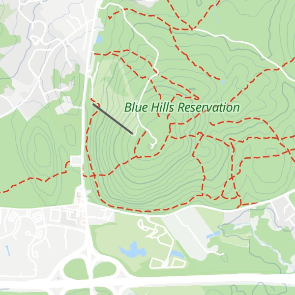 Map of Great Blue Hill