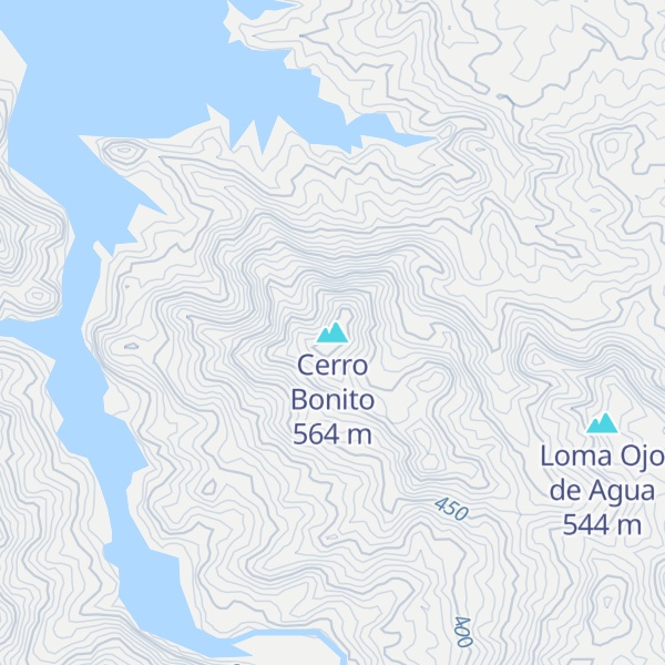 Map of Cerro Bonito