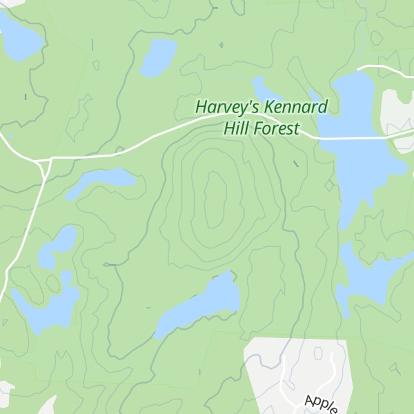 Map of Kennard Hill