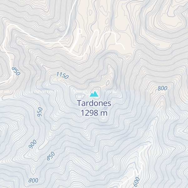 Map of Tardones